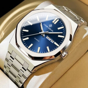 LOUIE JUELEN 605 42mm Quartz Watch 3BAR Waterproof Sports Watches Relogio Masculino Luxury Fashion Watch Luminous Calendar Reloj for Men